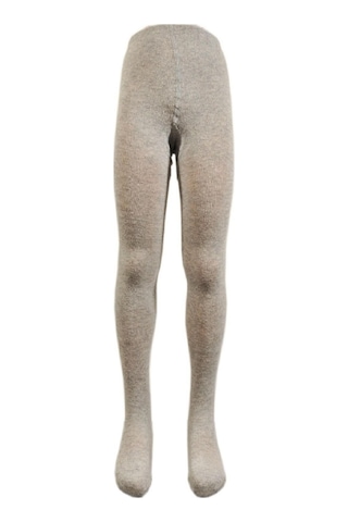 DESIGN PAMUKLU KÜLOTLU ÇORAP - 11 YAŞ-Gri