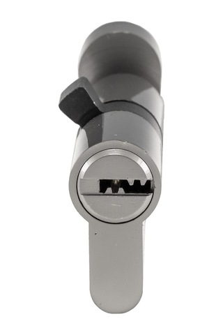 Youmex Alüminyum Kasa Bakır Çekirdek Antipicap-antikazık-antişok Kilit Silindiri, 70mm, Tek Açılım Dönme Düğmeli, Farklı Kapı Tipleri İçin