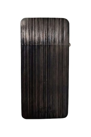 Premiumquality Fırçalı Siyah Metal Benzinli Çakmak - Tr8668