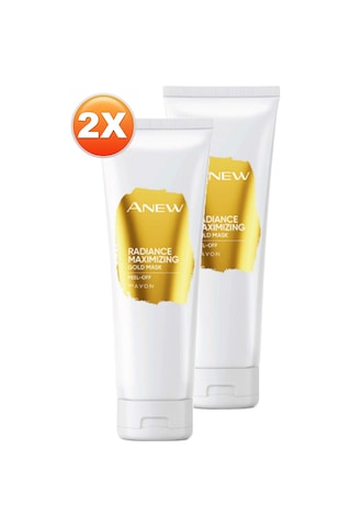 Avon Anew Radiance Maximising Gold Yüz Maskesi 75 Ml. İkili Set