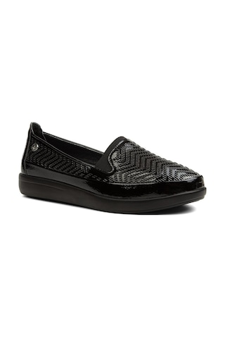 Pierre Cardin PC-52243-3441 Siyah Rugan - Kadın Günlük Ayakkabı 35684