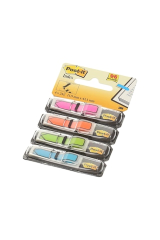 3M Post-It 683-4 Yapışkanlı Film Index Siyah Dispenserli
