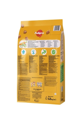 Pedigree Biftekli ve Kümes Hayvanlı Yetişkin Köpek Maması 12 KG
