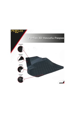 3d Paspas Siyah Peugeot Bıpper 2007+