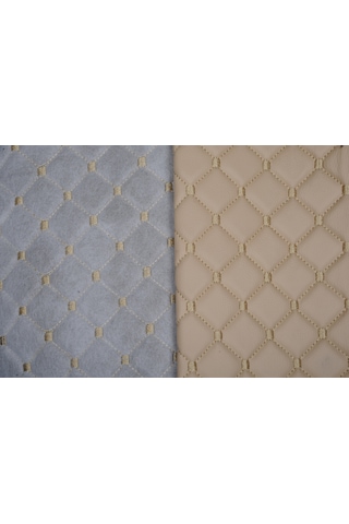 LANSE Yat Gemi Oto Döşemelik Kapitone Suni Deri KREM