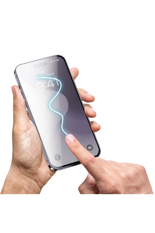 Buff Apple Uyumlu   iPhone 16 Plus 5d Easyfit 2 Adet Ekran Koruyucu