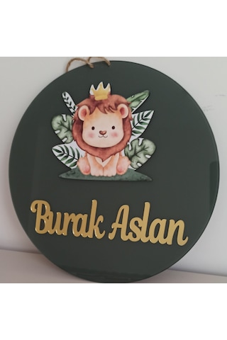 Kişiye Özel İsimli, Çocuk, Bebek, Hastane Odası Pleksi Kapı Süsü