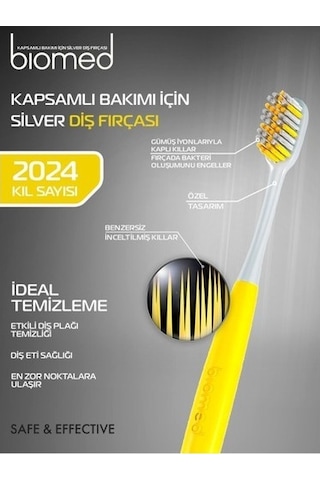 Biomed Silver Diş Fırçası Orta