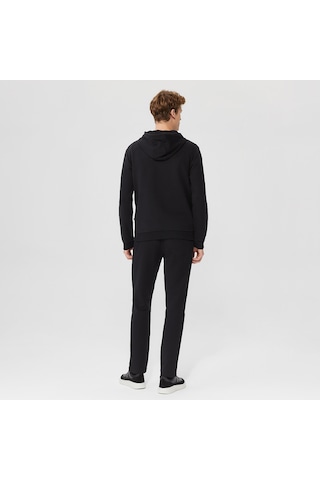 Nautica Erkek Siyah Standart Fit Sweatshirt Baskılı Ke37604t Siyah