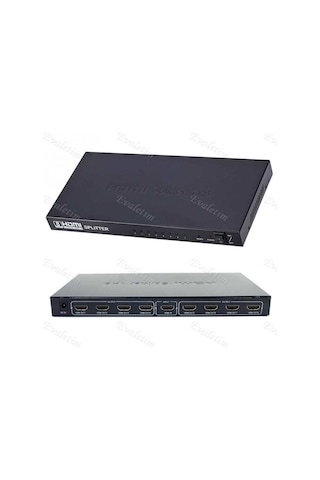 8 Port Hdmi Splitter Çoklayıcı 4411P Switch Çoğaltıcı Çoklu Uydu