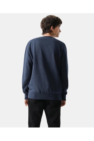 Levi's Erkek Standart Grafikli Sweatshirt 38423-0157-11450 Lacivert