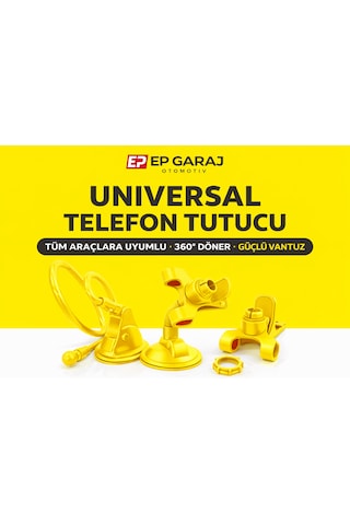 Üniversal Telefon Ve Tablet Tutucu Sarı