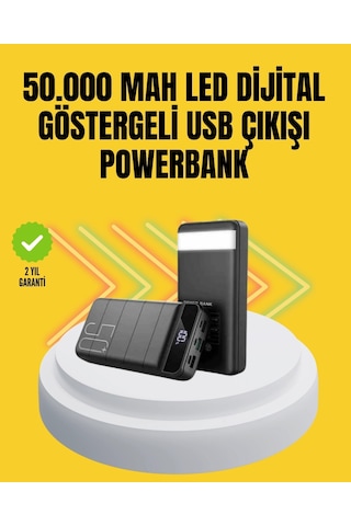 Profesyonel 50.000 Mah Powerbank Aynı Anda Birden Fazla Cihaz Şarj Eden, Dayanıklı Ve Güvenli Taşı Çok Renkli