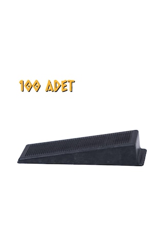Made Derz Seviye Artısı Sabitleme Takozu Siyah - 100 Adet