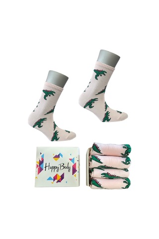 Happy Body (Art.24287)4Lü Set Penye Tenis Çemberli Kolej Çorap