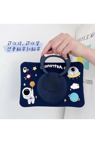 Samsung Galaxy Tab A7 10.4 T500 T505 T507 Uyumlu Astronot Kılıf