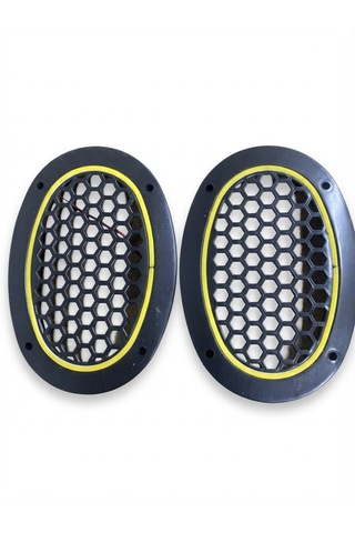 Oval Sarı Ledli Hoparlör Kapağı