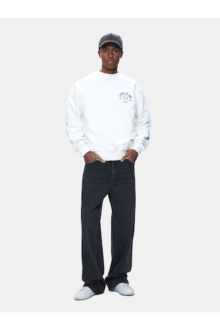 Ltb Beyaz Sweatshırt Beyaz 2XL
