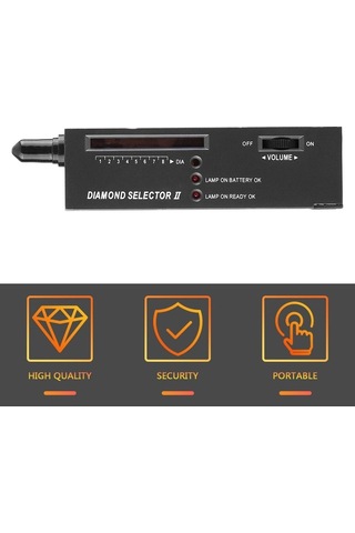 Dinosaurs Tester Gemstone Selector Iı Gems Led Göstergesi Mücevher Takı Aracı Testi -siyah