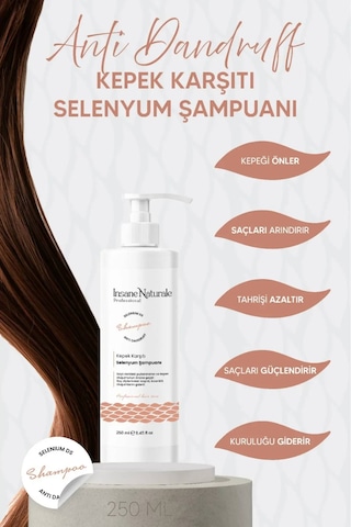 Insane Naturale Kepek Karşıtı Selenyum Şampuanı 250 ML