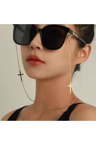 Vıd3 Gözlük Zinciri Şık Kordon 230003440 Altın Rengi