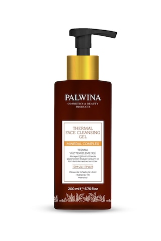 Palwina Cosmetics Termal Arındırıcı Nemlendirici Gözenek Sıkılaştırıcı Yüz Temizleme Jeli 200 ML