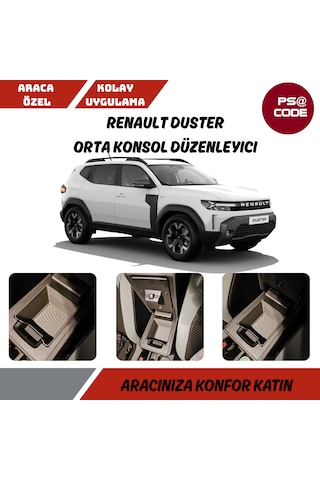 2024-2026 Model Renault Duster Uyumlu Orta Konsol Düzenleyici Manuel El Frenlı Araclara Uyumlu