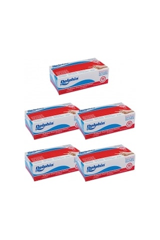 Dolphin Pudrasız Vinil Muayene Eldiveni 5 x 100'lü