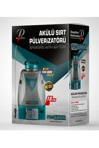 Pomilsan PMS-16 Plus+ Akülü Sırt İlaçlama Pompası - 16 L