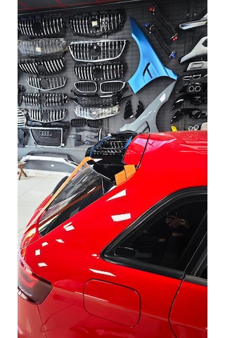 Audi A3 2013-2020 Hb Bagaj Üstü Spoiler Plastik Boyasız