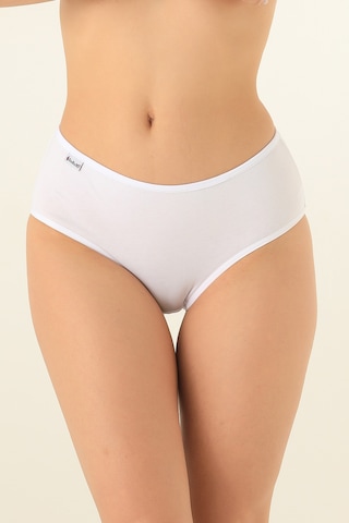 Doremi Yüksek Bel Pamuk Likralı Rahat Kalıp Kadın Bato Külot 001