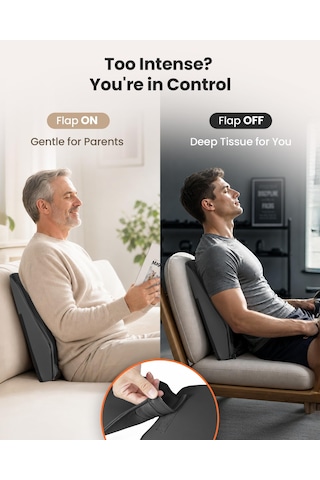 Comfıer Boyun Masajı, Shiatsu Masajı 4d Yoğurma Sırt Masajı, Boyun İçin Masaj Yastığı, Omuz Sırtı, Erkekler, Kadınlar, Anne, Baba İçin Hediyeler