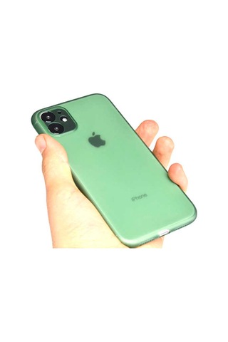 Apple Uyumlu iPhone 11 Kılıf Zore Eko Pp Kapak-Renksiz