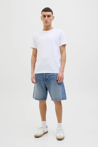 Jack & Jones Erkek Jjıtony Rahat Kesim Jean Şort 12269533 Mavi Mavi