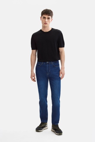 Backandbond Lacivert Tapered Fit Denim Pantolon Çok Renkli