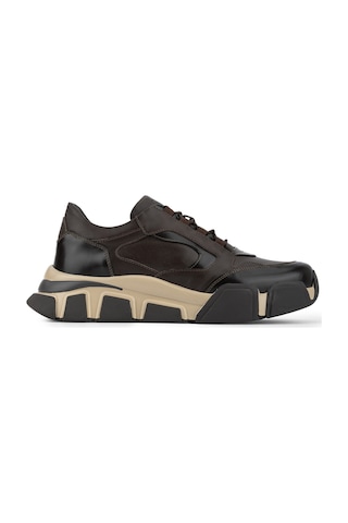 Tamer Tanca Erkek Hakiki Deri Kahverengi Sneakers & Spor Ayakkabı 1145 2031 Erk Ayk Y26 Kahve