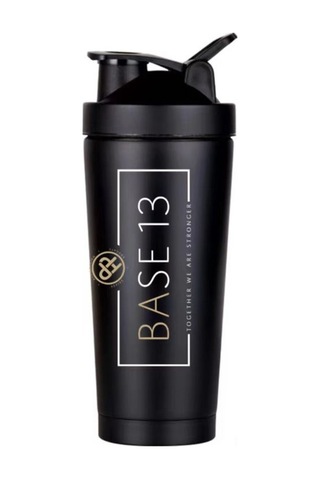 Wezone 750ml Sporcu Protein Shaker Termos, Paslanmaz Çelik Ölçekli Sallama Kupası