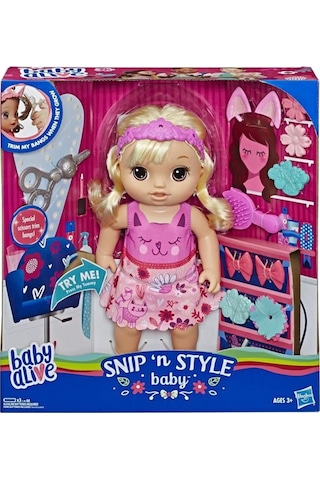 Baby Alive Bebeğimle Saç Tasarımı E5241