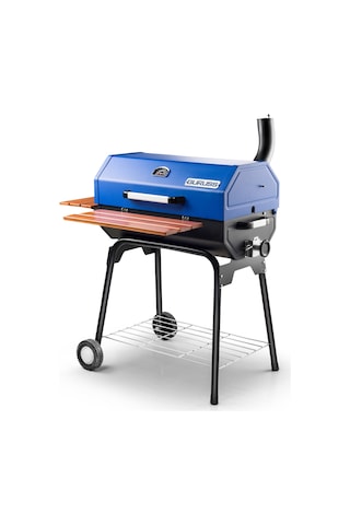 Guruss Cg-075 Kömürlü Barbekü Mangal Tam Set Gece Mavisi Model:grs01