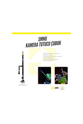 Smnu Action Sports Kamera Tutucu Çubuk Ve Bağlantı Aparatları