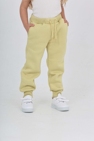 Toontoy Kız Çocuk Kabaran Yıldız Baskılı Eşofman Alt Açık Yeşil