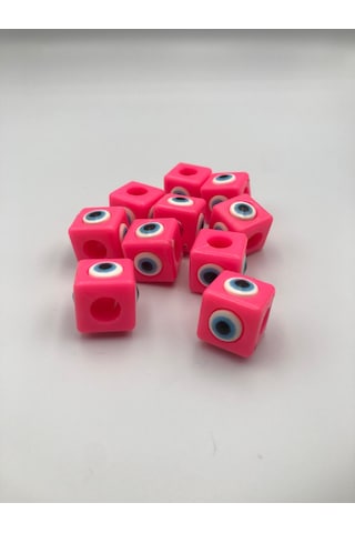 Neon Pembe 2 Cm Kare 10 Adet Neon Pembe 2 Cm Kare 10 Adet