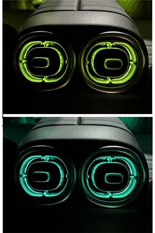 Mercedes C W206 2021+ Uyumlu Yedek Parça Işıklı Arka Havalandırma 64 Renk