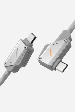 M07 Alüminyum L Uçlu Usb-c 240w Yüksek Hızlı Şarj Ve Veri Kablosu 1.2metre 90 Derece