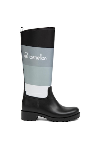 United Colors Of Benetton Benetton Bn-50010-22k Kadın Çizme BN-50010-R1543 Beyaz - Siyah