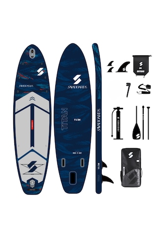 Savaboards Titan 11' 335x86x15 Cm Premium Şişme Paddle Board Sup Seti 185 Kg