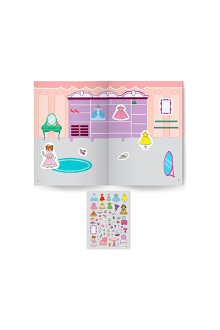 500+ Sticker Kitabım Prensesler