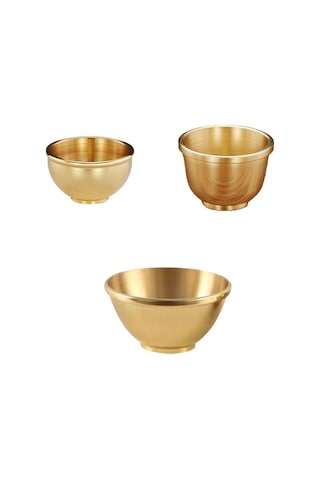 Sones Saf Bakır Kalınlaştırılmış Su Bardağı Buda İçin, Boyut: Büyük