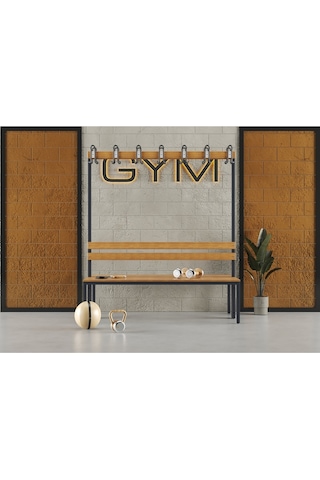 Ayakkabılıksız 4 Ayaklı Çift Taraflı Bank, 14 Kanca, 150x85x170 Cm, Spor Bankı
