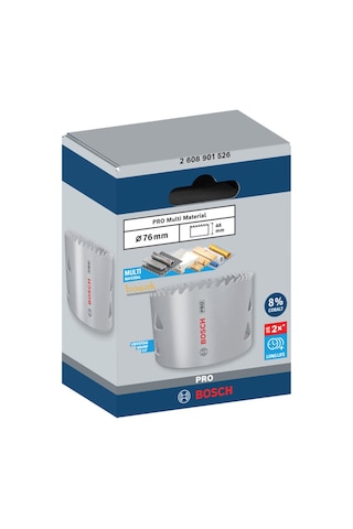 Bosch Pro 76 Mm Multi Vidalı Bi-metal Panç 2608901526